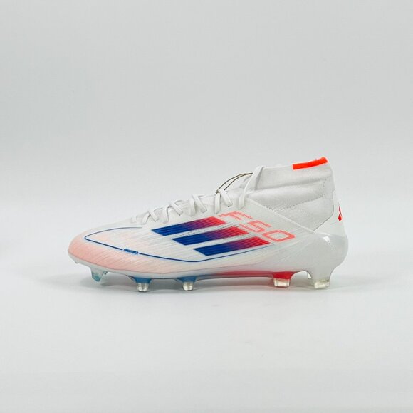 Adidas Women\'s F50 Elite Mid FG \'White Blue\' ID9203 Soccer Multi Size main image 4